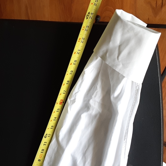 Burberry men's white dress shirt size 16 1/2 - 35 - Picture 5 of 8